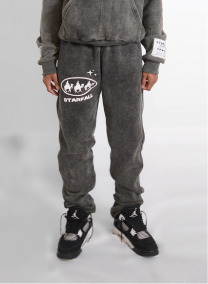 Follow the Star Premium Sweatpants - Charcoal