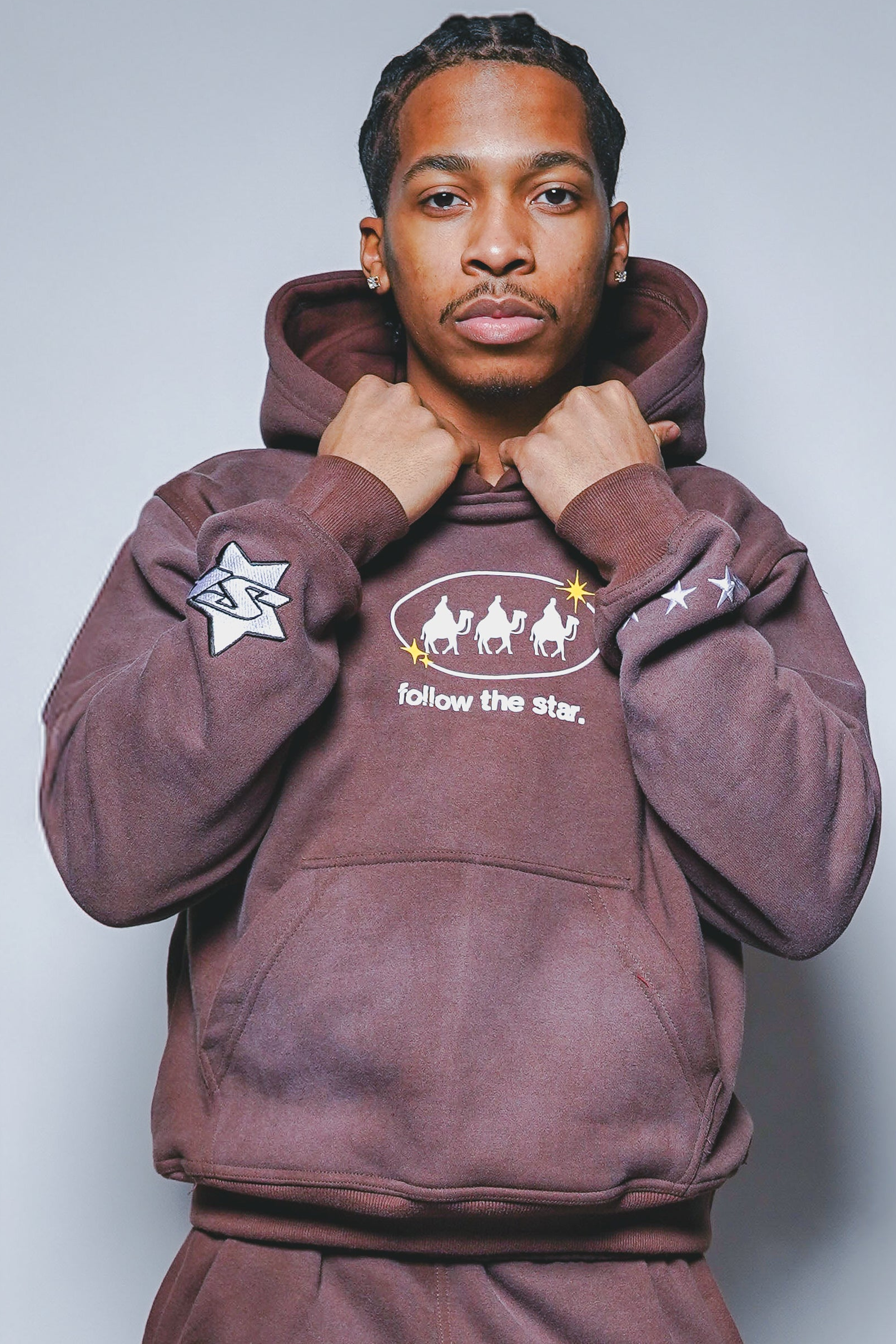 Follow the Star Version 2.0 - Mocha Brown Hoodie – Starfall NYC