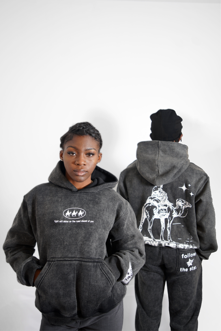 Follow the Star Premium Hoodie - Charcoal