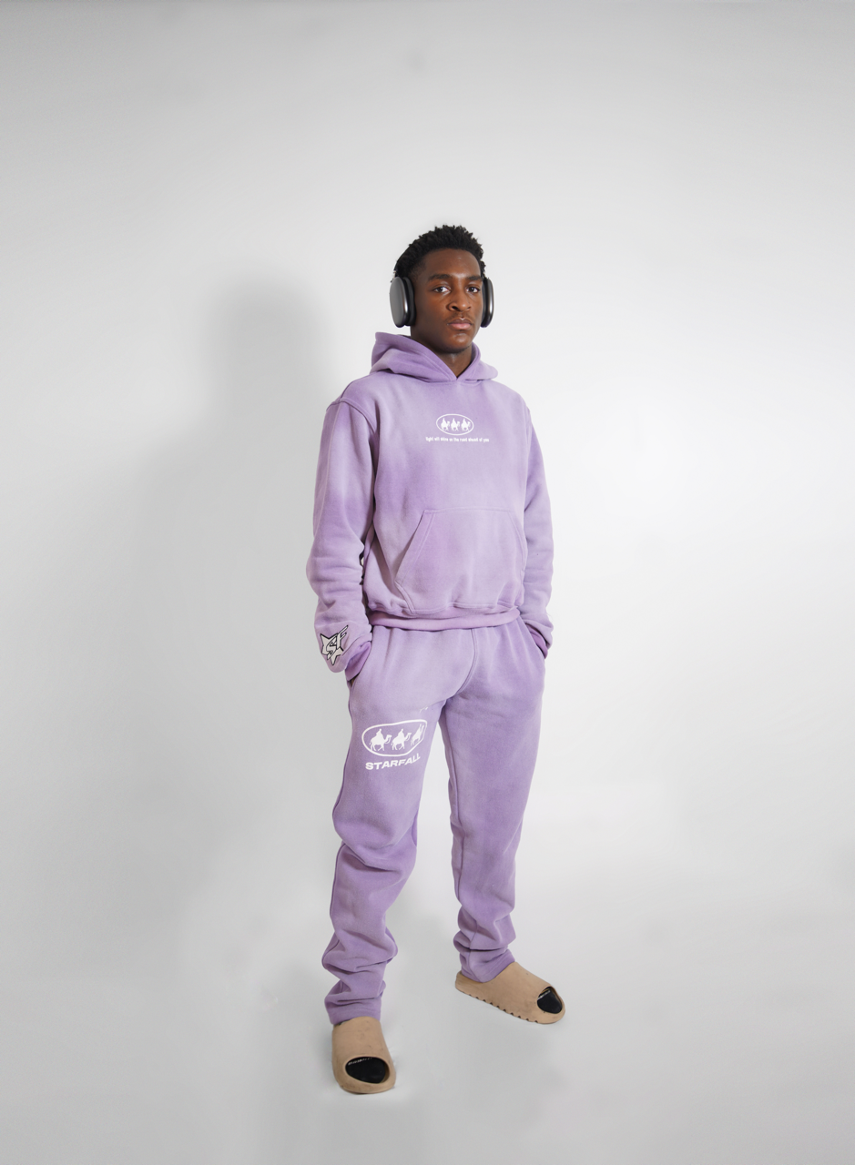 Follow the Star Premium Hoodie - Lavender