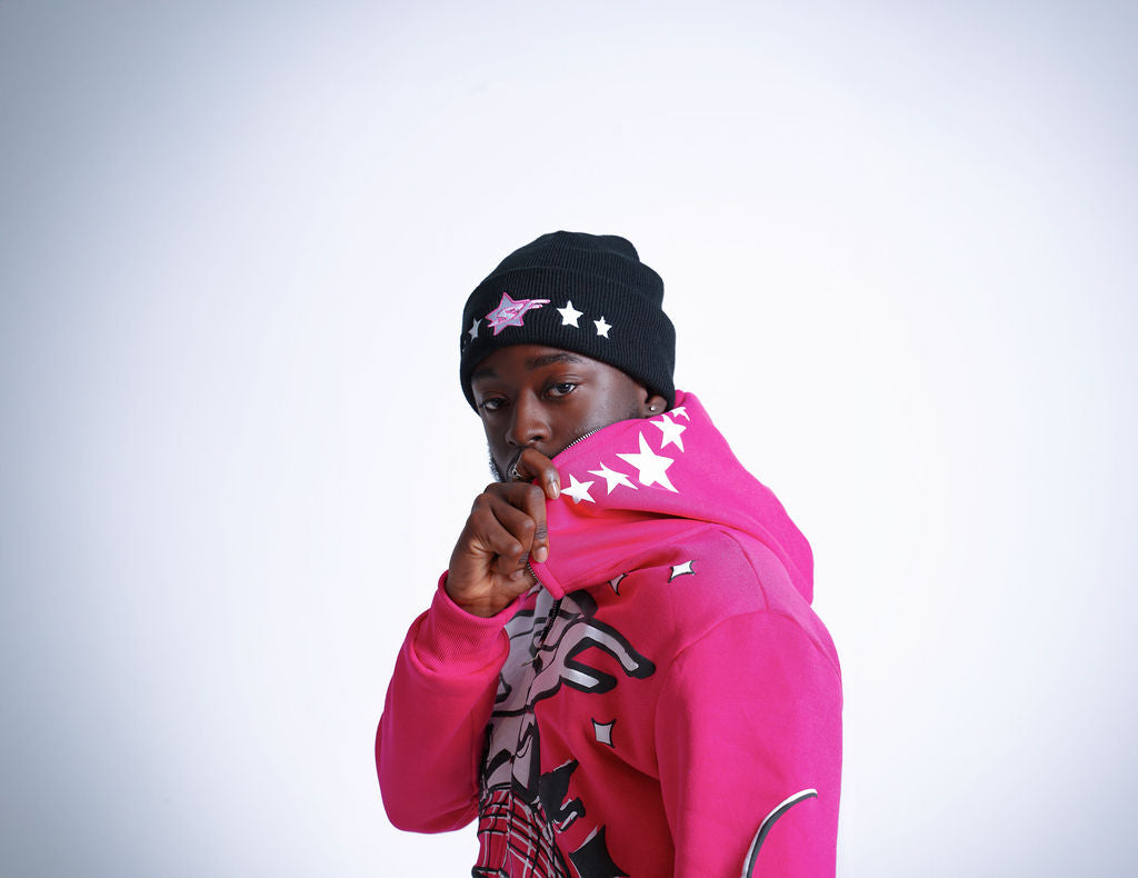 Hot Pink SF Full Zip Hoodie