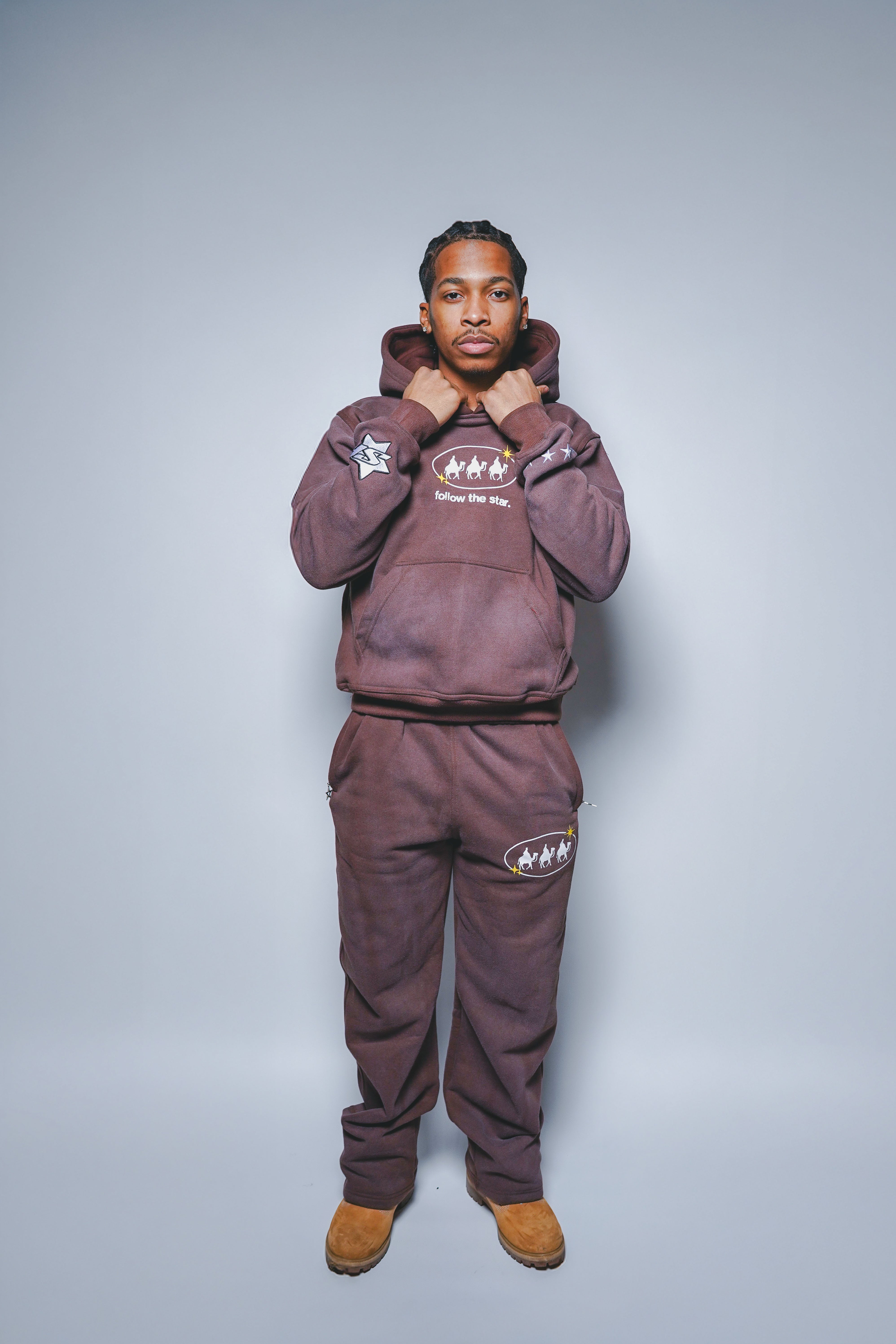 Follow the Star Version 2.0 - Mocha Brown Sweatpants – Starfall NYC