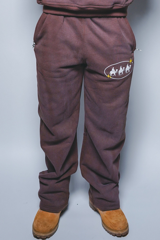 Follow the Star Version 2.0 - Mocha Brown Sweatpants