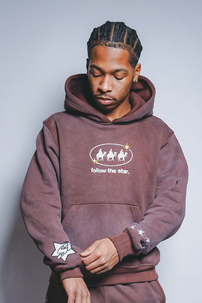 Follow the Star Version 2.0 - Mocha Brown Hoodie