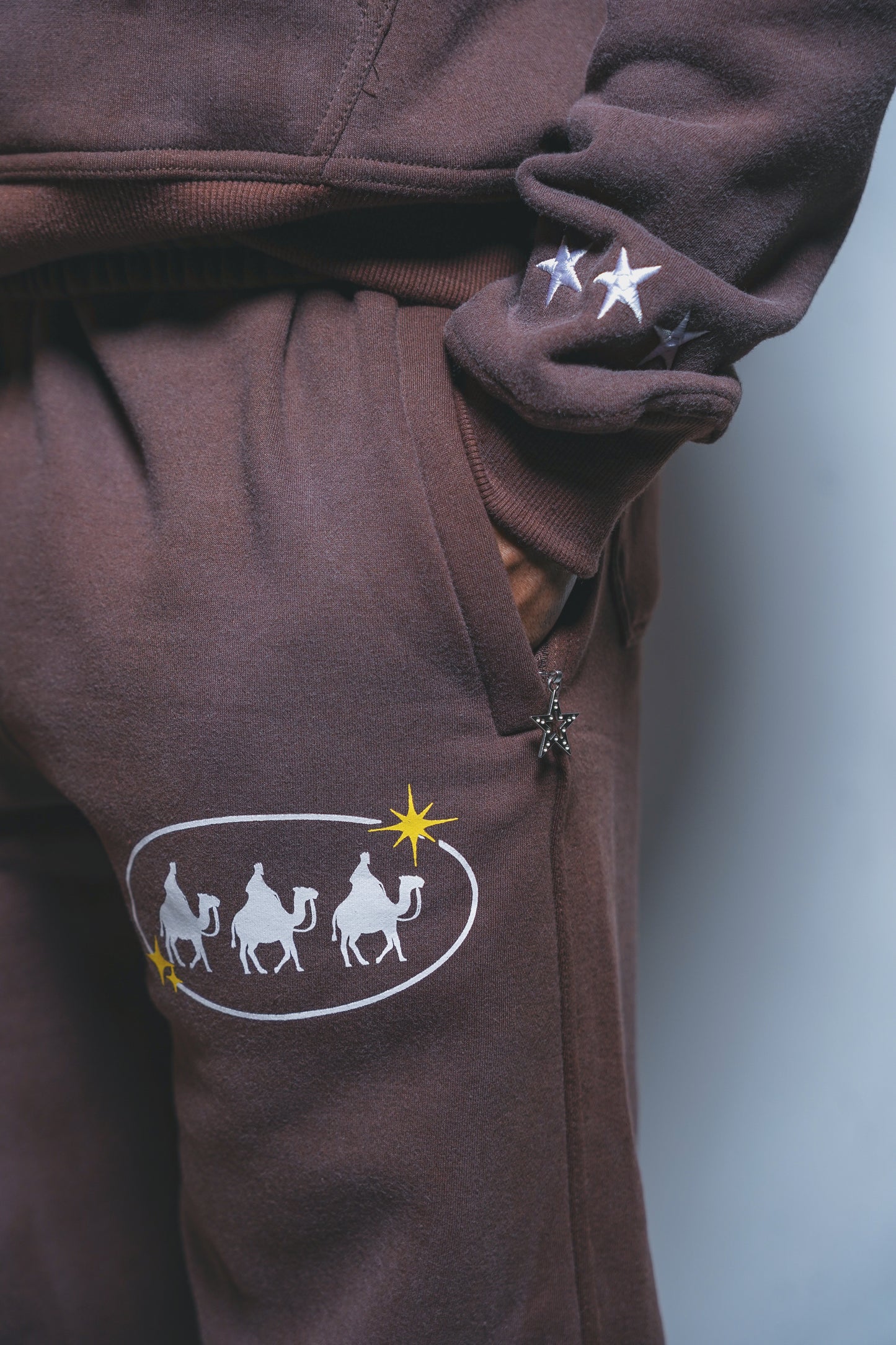 Follow the Star Version 2.0 - Mocha Brown Sweatpants