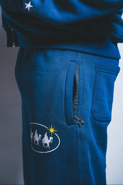 Follow the Star Version 2.0 - Cosmic Blue Sweatpants