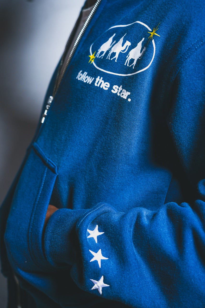 Follow the Star Version 2.0 - Cosmic Blue Hoodie