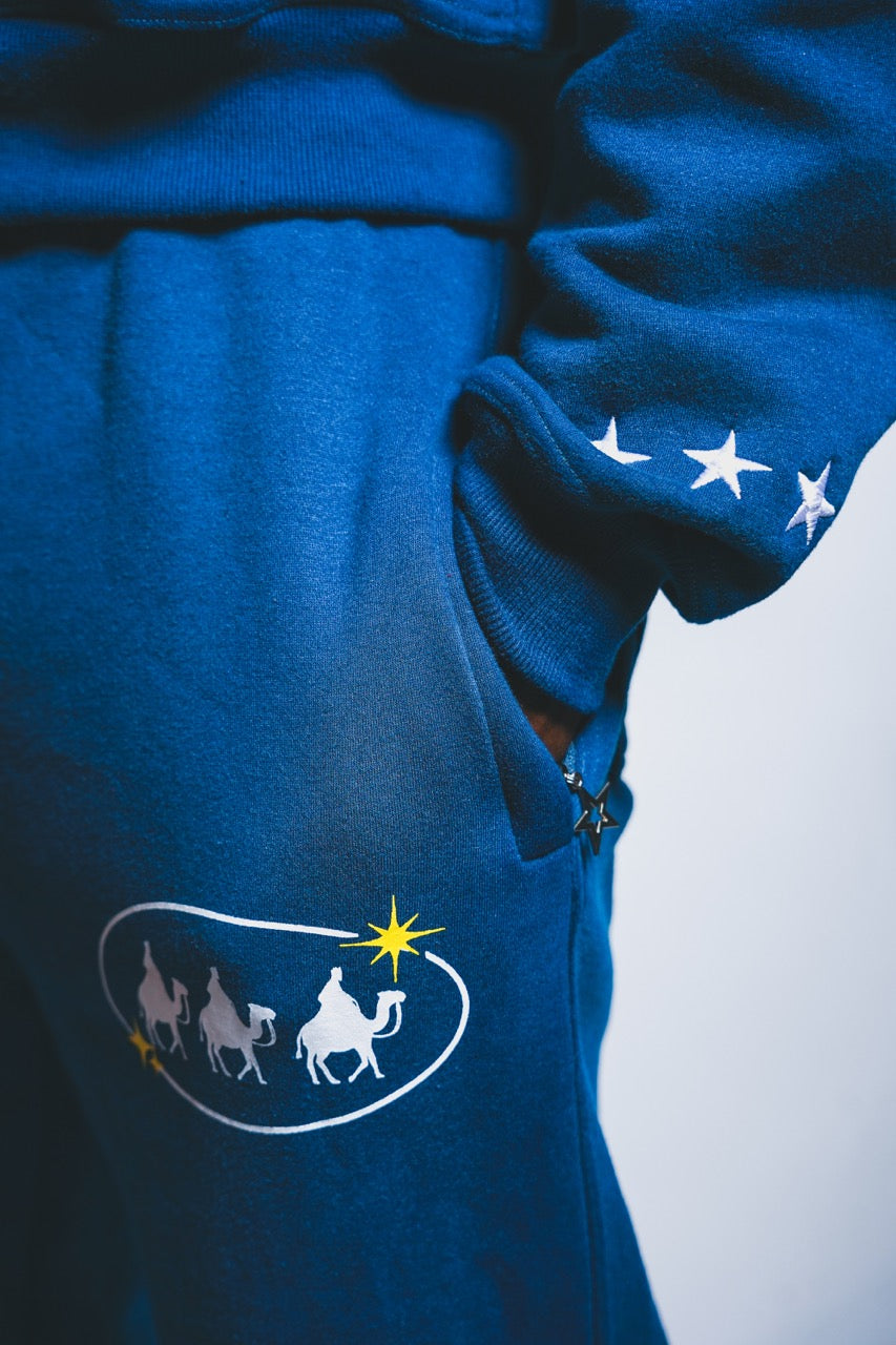 Follow the Star Version 2.0 - Cosmic Blue Sweatpants