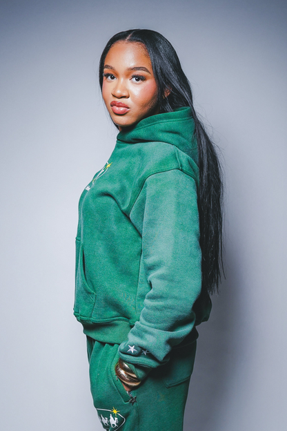 Follow the Star Version 2.0 - Forest Green Pullover Hoodie