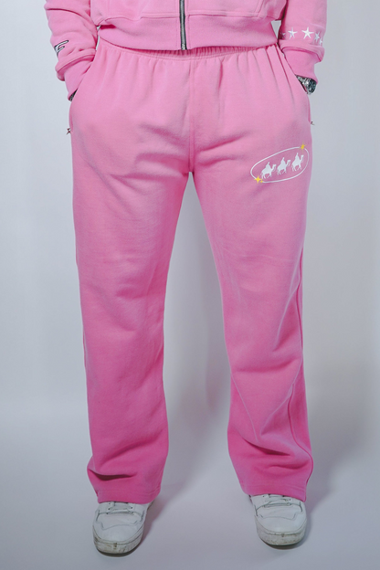 Follow the Star Version 2.0 - Strawberry Pink Sweatpants