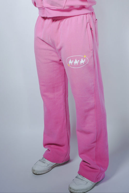 Follow the Star Version 2.0 - Strawberry Pink Sweatpants
