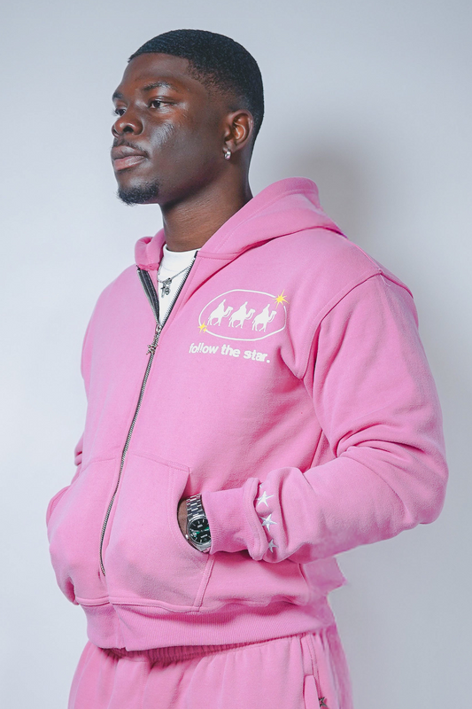 Follow the Star Version 2.0 - Strawberry Pink Hoodie